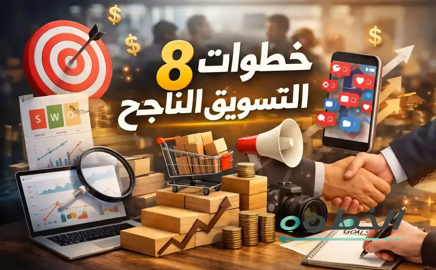 8 خطوات التسويق الناجح لزيادة مبيعاتك من الخطوة