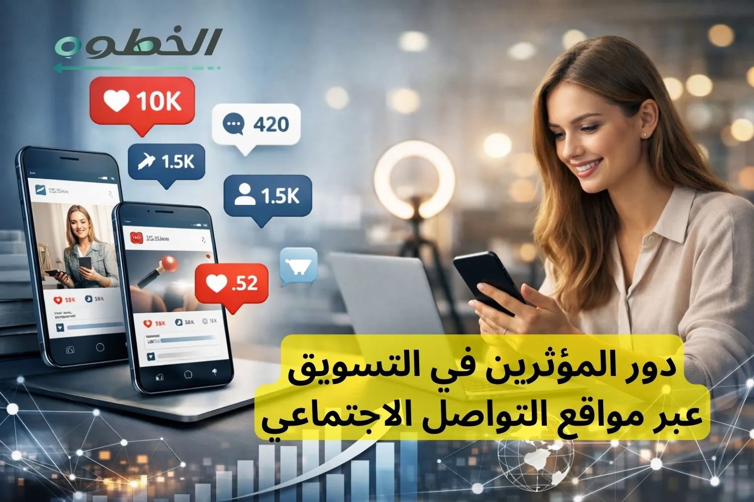 دور المؤثرين في التسويق عبر مواقع التواصل الاجتماعي – الخطوة