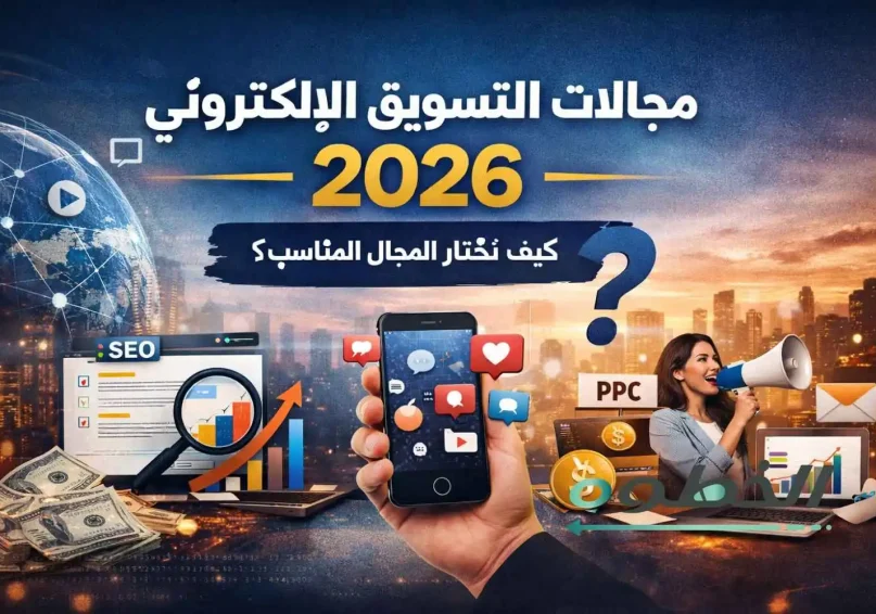 مجالات التسويق الإلكتروني 2026