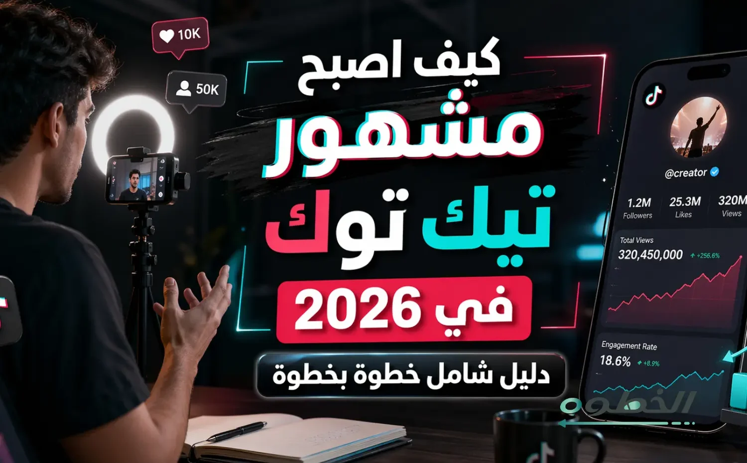 كيف اصبح مشهور تيك توك فى 2026 - دليل شامل خطوة بخطوة
