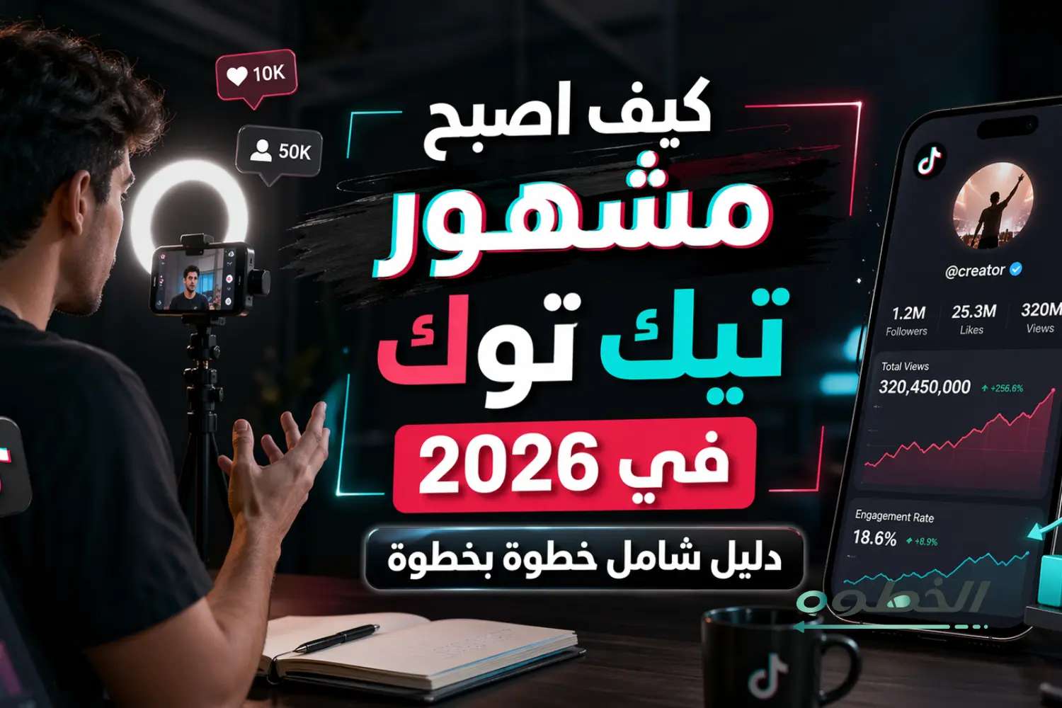 كيف اصبح مشهور تيك توك فى 2026 – دليل شامل خطوة بخطوة