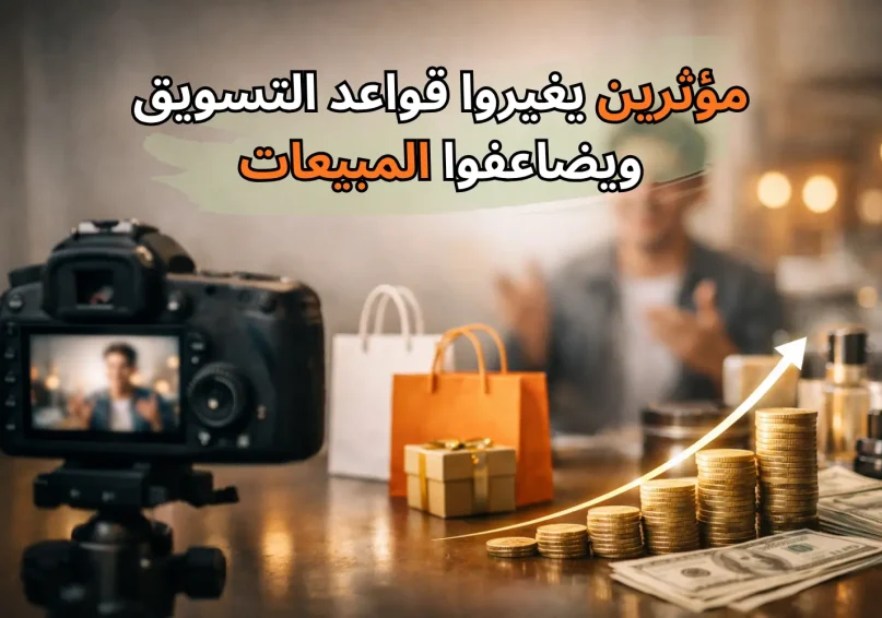 مؤثرين يغيروا قواعد التسويق ويضاعفوا المبيعات